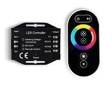 Контроллер для светодиодной RGB ленты AMBRELLA  (радио) 24A 12V 288W/ 24V 576W IP20 картинка 